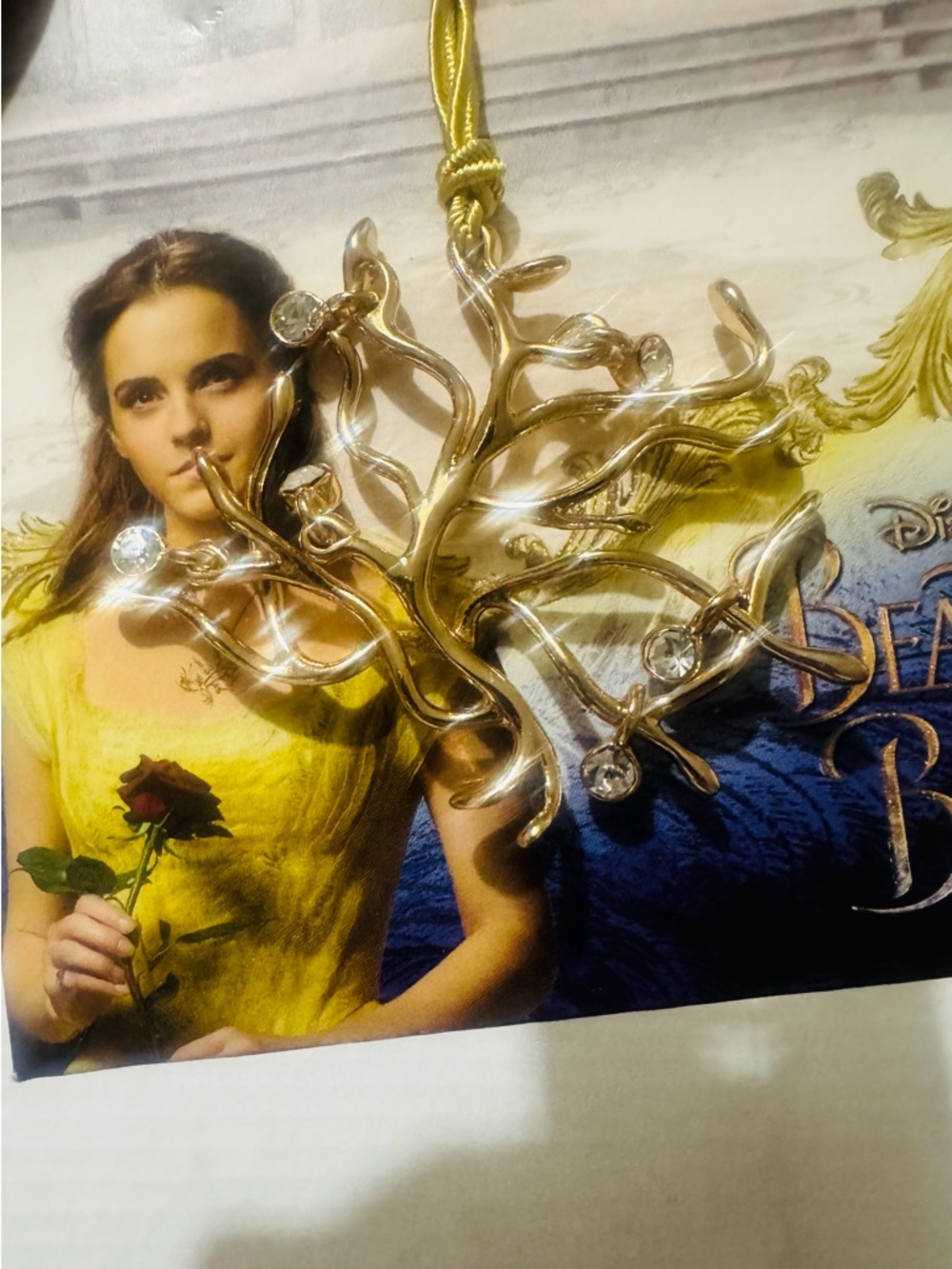 Disney Beauty and the Beast Tree of Life Necklace BNWT - Picture 5 of 5